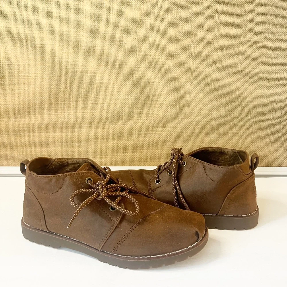 Bobs By Skechers Chukka Boots Woman’s Size W 7.5 Brown - Picture 8 of 9